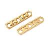 Ion Plating(IP) 304 Stainless Steel Connector Charms STAS-L268-036G-1