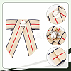 2Pcs 2 Colors Alloy Bee Big Bowkont Brooch JEWB-BC0001-03-3