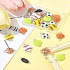 28Pcs 7 Styles Alloy Enamel Connector Charms ENAM-FS0002-69-10