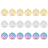 18Pcs 3 Colors 304 Stainless Steel Pendants STAS-DC0011-73-1
