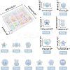 210Pcs 15 Style Transparent Acrylic Beads TACR-CA0001-06-2