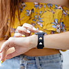 6Pcs 6 Styles Alloy Bee Watch Band Studs FIND-GO0003-57-5
