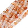 Natural Agate Beads Strands G-D0005-19-6mm-1