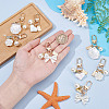 8Pcs 4 Styles ABS Imitation Pendant Decorations HJEW-NB0002-15-3
