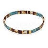 Bohemian Glass Seed Beaded Stretch Bracelets JM4508-14-1