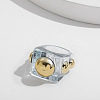 Sweet Style Resin Plastic Finger Rings FS-WG19313-01-1