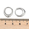 316 Surgical Stainless Steel Hoop Earrings EJEW-G416-42B-P-5