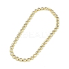 BrassMicro Pave Cubic Zirconia Chain Necklaces NJEW-L170-10G-1