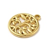 Ion Plating(IP) 304 Stainless Steel Pendants STAS-C104-04G-2