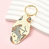 Alloy Enamel Keychains KEYC-YW00224-05-1