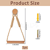 1Pc Wood Wall-mounted Paper Roll Holders AJEW-FH0006-94-2