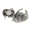 Bat Natural Quartz Crystal Pendants G-F766-03AS-10-2