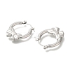 304 Stainless Steel Bowknot Hoop Earrings for Women EJEW-S227-64P-2
