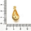 Rack Plating Brass Micro Pave Cubic Zirconia Pendants KK-L226-102G-E-3