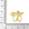 304 Stainless Steel Pendants LS-STAS-R137-01G-W-3