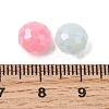 UV Plating Opaque Acrylic Beads OACR-G058-15B-3