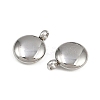 304 Stainless Steel Charms STAS-M017-14A-P-1-2
