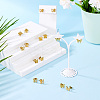 8 Pairs 8 Styles PVD Vacuum Plating 304 Stainless Steel Stud Earrings for Women EJEW-TA0001-45-7