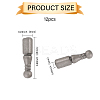 12Pcs Alloy Cord Ends FIND-CA0009-70B-2