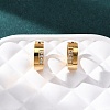 304 Stainless Steel Cubic Zirconia Hoop Earrings EJEW-D331-11G-5