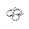 304 Stainless Steel S-Hook Clasps STAS-Z048-06P-01-2