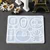Mixed Shape Pendant & Links Silicone Molds DIY-YW0006-69-6