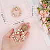 Plastic Imitation Pearl Shoe Decoration FIND-GF0004-99-3