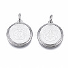 Non-Tarnish 304 Stainless Steel Pendants STAS-N097-225P-1