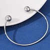 304 Stainless Steel Open Cuff Bracelets BJEW-R019-01P-01-2