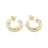 Acrylic Pearl C-shape Stud Earrings LS-EJEW-G288-38G-1