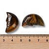 Natural Tiger Eye Carved Healing Moon with Human Face Figurines G-B062-06A-3