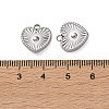 304 Stainless Steel Charms STAS-P440-01P-3