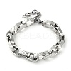 Non-Tarnish 304 Stainless Steel Box Chain Bracelet LS-STAS-Z055-06P-1