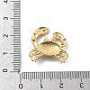 304 Stainless Steel Rhinestone Pendants STAS-D300-01G-14-3