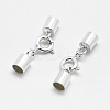 925 Sterling Silver Spring Ring Clasps STER-G019-08S-2