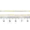 Brass Box Chain Necklaces for Women X-NJEW-D302-41G-5