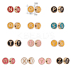 Alloy Enamel Beads ENAM-CJ0001-22-3