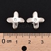 Letter Slider Beads for Watch Band Bracelet Making ALRI-O012-X-NR-3