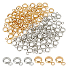 120Pcs 2 Colors 201 Stainless Steel Tube Bails STAS-AR0002-24-1