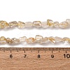Natural Gold Rutilated Quartz Beads Strands G-I389-A25-5
