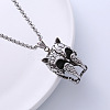 Vintage Men's Punk 304 Stainless Steel Animal Pendant Necklaces PN8087-4