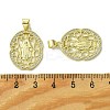 Brass Micro Pave Cubic Zirconia Pendants KK-H472-53L-G-3