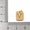 304 Stainless Steel Charms STAS-R001-01G-V-3