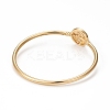 Rack Plating Brass Micro Pave Cubic Zirconia Bangles BJEW-E071-16G-02-4