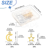 50Pcs Tibetan Style Alloy Charms TIBEP-FS0001-30-4
