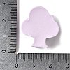 Lilac Cute Opaque Resin Cabochons RESI-L046-A03-3