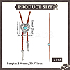 2Pcs PU Leather Bolo Tie Necklaces NJEW-ME0001-22B-2