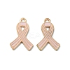 Light Gold Tone Zinc Alloy Enamel Pendants LS-ENAM-WH0061-14B-1