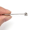Non-Tarnish 201 Stainless Steel Rounded Rectangle Mirror Polished Finish Stamping Blank Tag Pendants LS-STAS-S030-03-3