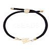 1Pc Adjustable Nylon Cord Slider Bracelets for Women BJEW-LP0001-32W-01-1